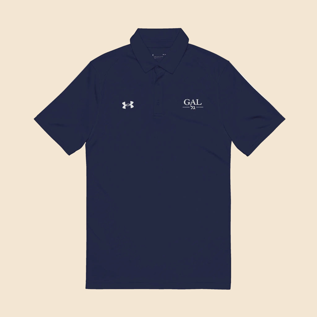 Embroidered Polo Shirt | Navy | Under Armour® Golf Polo