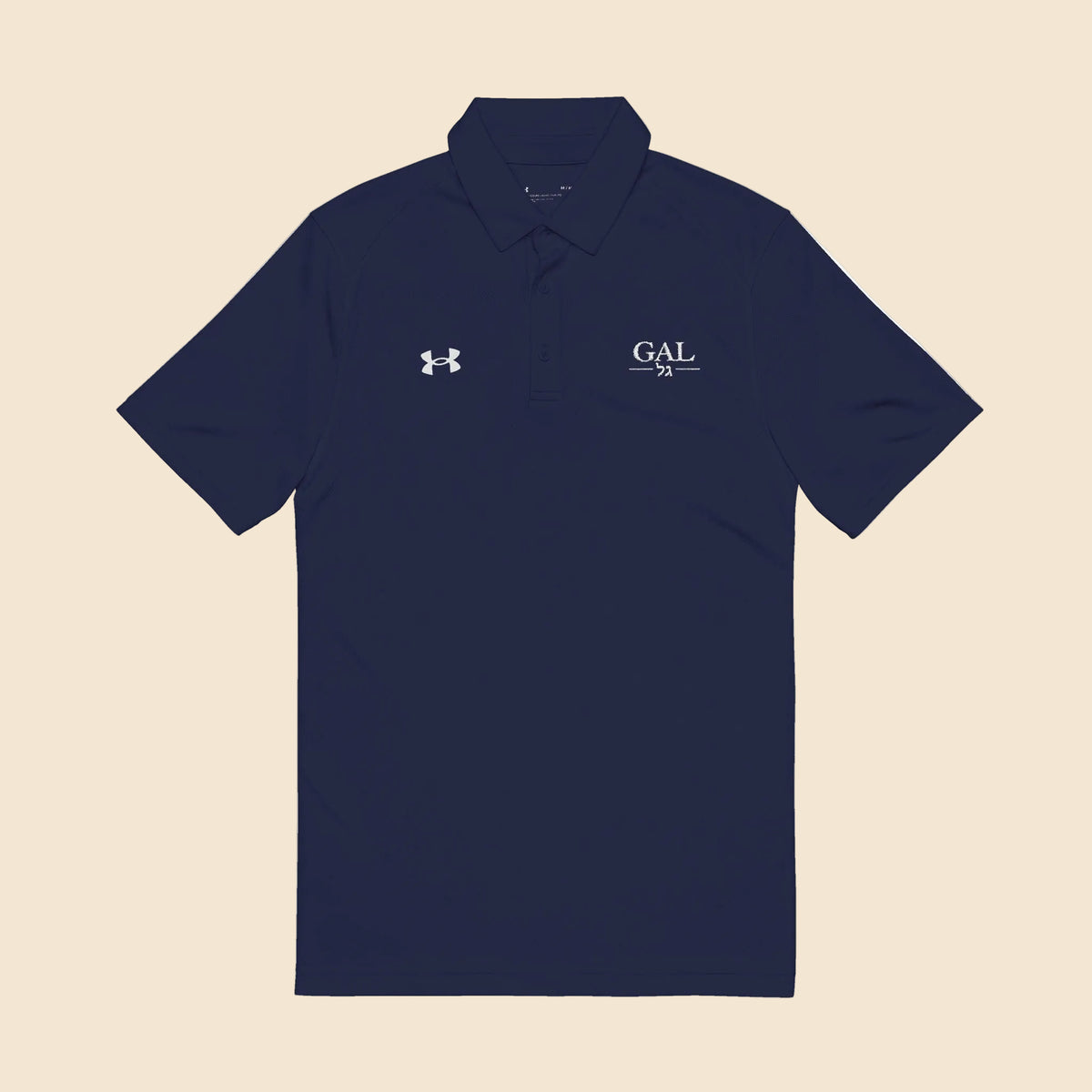 Embroidered Polo Shirt | Navy | Under Armour® Golf Polo