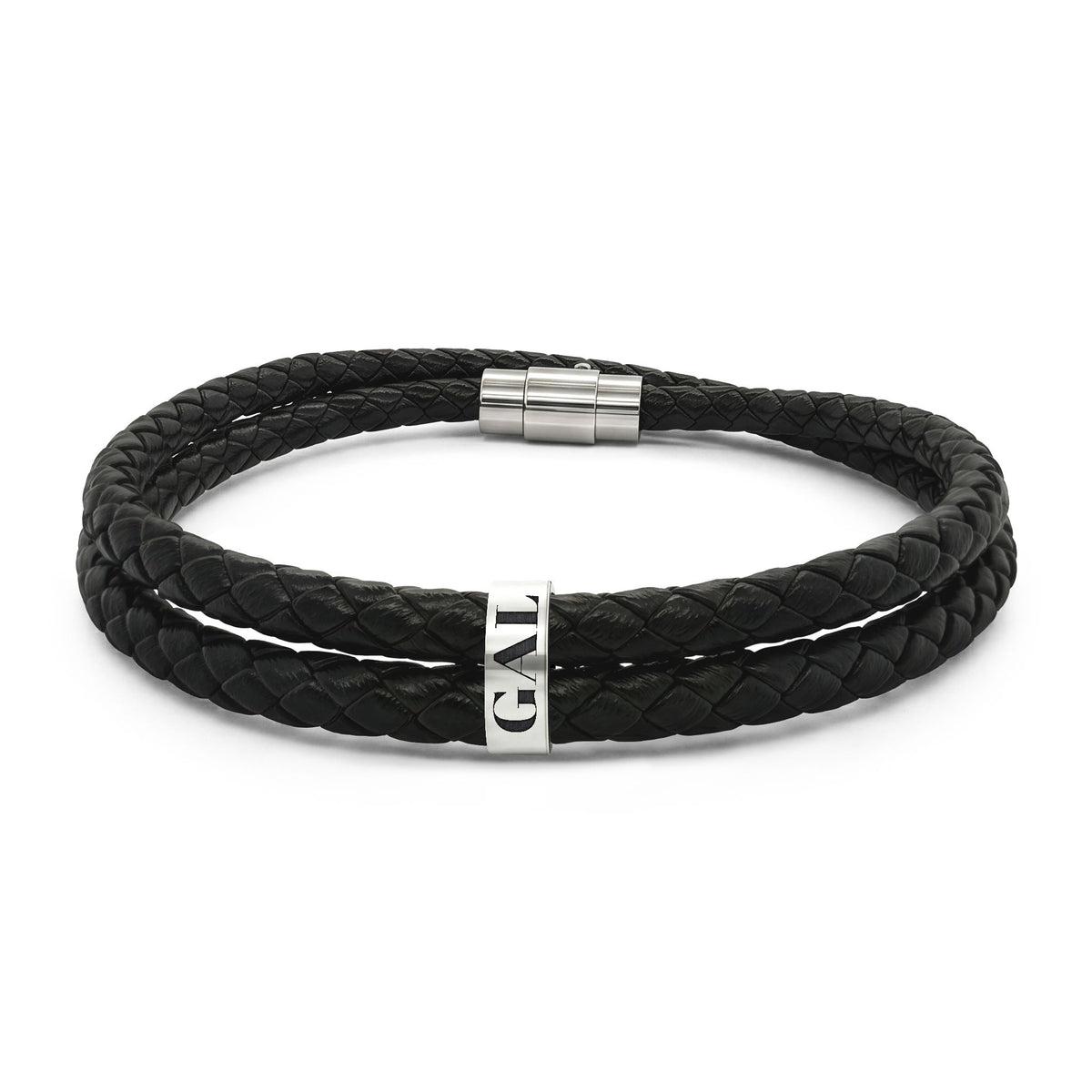 GAL Braided Leather Bracelet